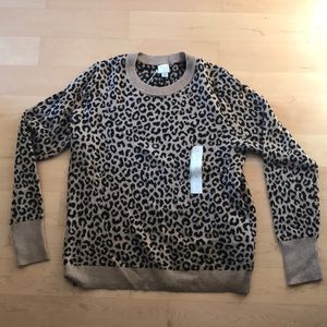 A New Day Cheetah Pattern Sweater (Medium)